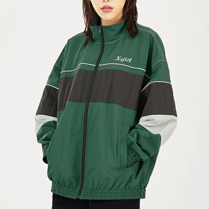 楽天市場】【 X-girl エックスガール 】 PANELED TRACK JACKET X-girl 