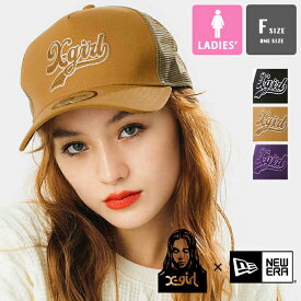 【 X-girl エックスガール 】 X-girl × NEW ERA TRACKER CAP エックスガール ニューエラ コラボ トラッカーキャップ 105231051007 / X-girl NEW ERA コラボ キャップ 9FORTY A-Frame Trucke メッシュキャップ 帽子 ロゴ レディース エックスガール 23SUMMER