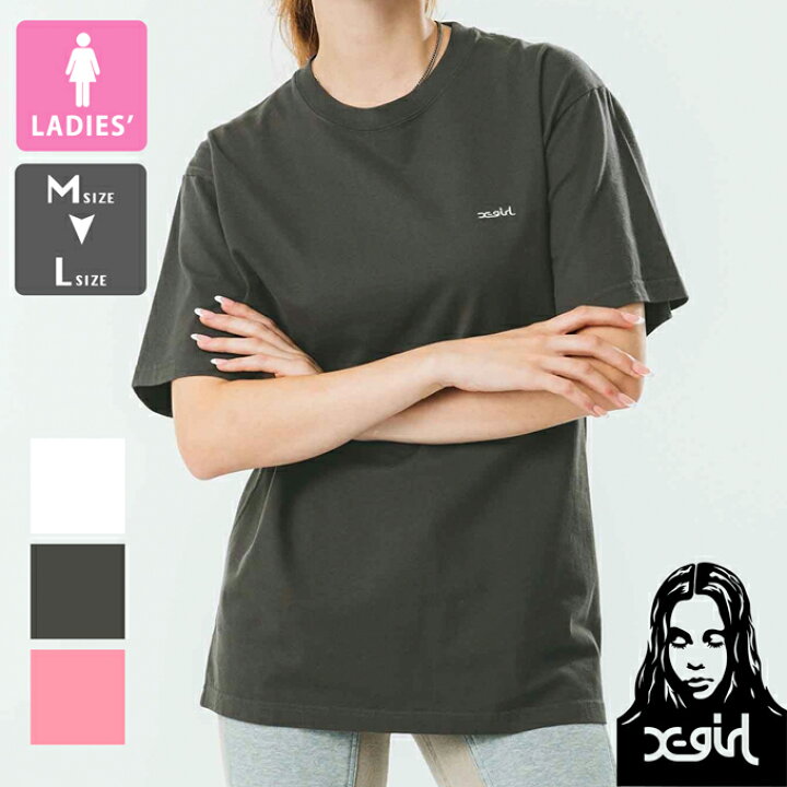 楽天市場】【SALE!!】 【 X-girl エックスガール 】 フェイス 半袖 T 