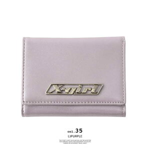 �y X-girl �G�b�N�X�K�[�� �z LOGO PLATE MINI WALLET ���S �v���[�g �~�j �E�H���b�g 105252054008 / x-girl �G�b�N�X�K�[�� �~�j�E�H���b�g ���z �T�C�t �O�܂� ���K���� �t�F�C�N���U�[ ���� ���^���b�N