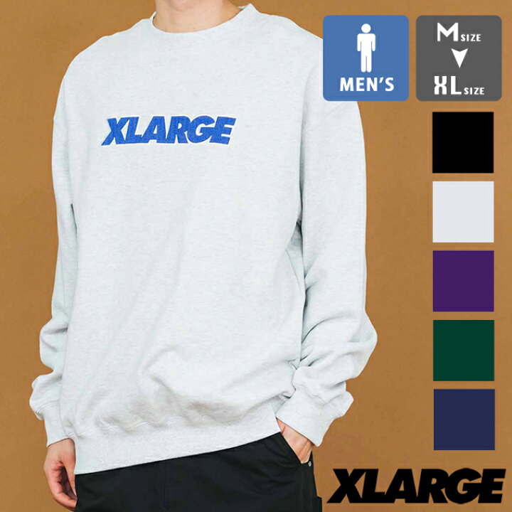 楽天市場】【 XLARGE エクストララージ 】 STANDARD LOGO CREWNECK  
