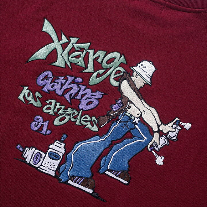 楽天市場】【 XLARGE エクストララージ 】 XL GRAFFITI CREWNECK SWEAT 