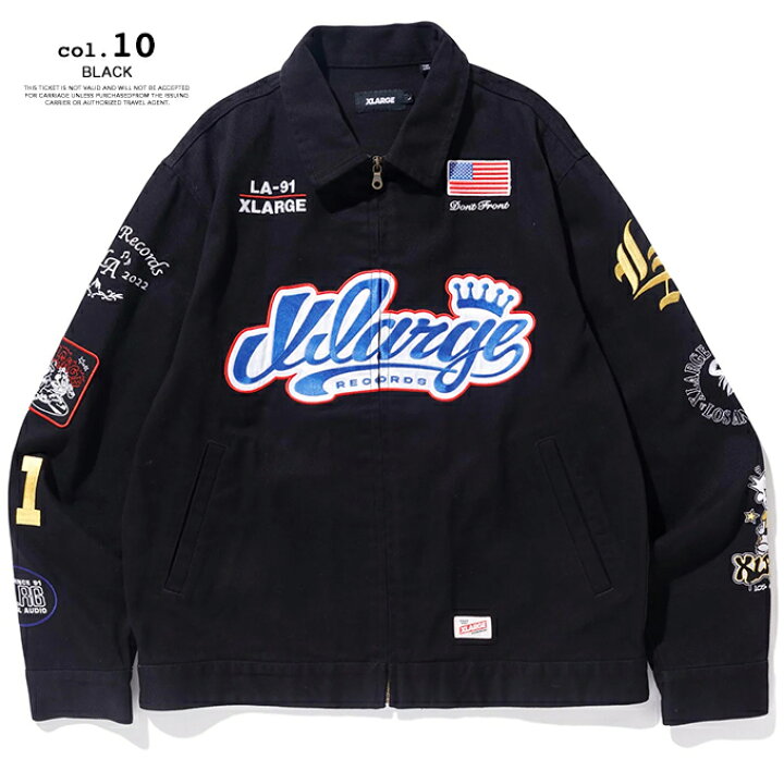 楽天市場】【 XLARGE エクストララージ 】 RECORDS WORK JACKET XLARGE 