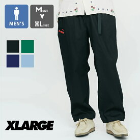 【 XLARGE エクストララージ 】 RESORT WORK PANTS リゾート ワーク パンツ 101232031006 / XLARGE エクストララージ ワークパンツ チノパン ボトムス パンツ ロゴ 刺繍 カジュアル ストリート リゾート 23SUMMER/