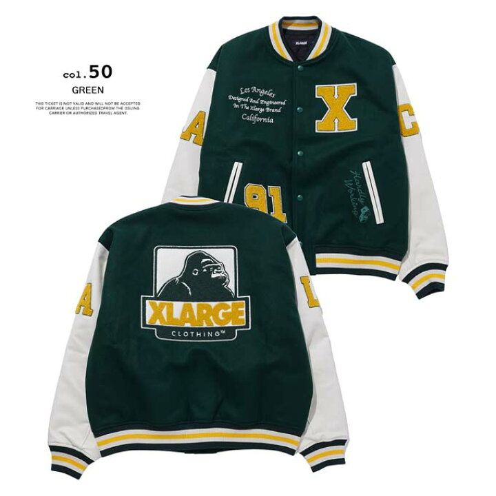 楽天市場】【SALE!!】 【 XLARGE エクストララージ 】 OG LOGO VARSITY  