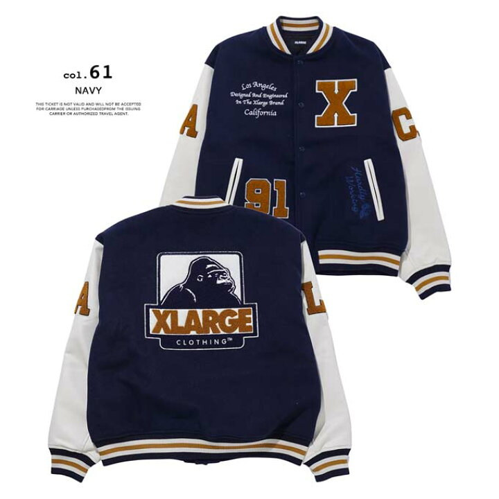 楽天市場】【SALE!!】 【 XLARGE エクストララージ 】 OG LOGO VARSITY 