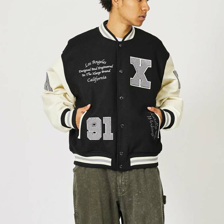 楽天市場】【SALE!!】 【 XLARGE エクストララージ 】 OG LOGO VARSITY 