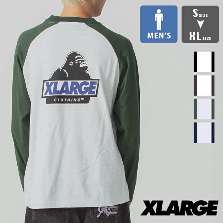 楽天市場】【 XLARGE エクストララージ 】 SLANTED OG RAGLAN L/S TEE 