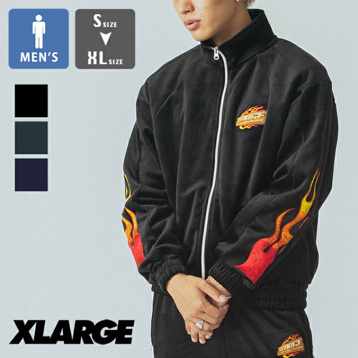 楽天市場】【 XLARGE エクストララージ 】 VELOUR TRACK JACKET ベロア 