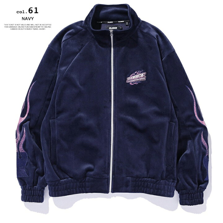 楽天市場】【 XLARGE エクストララージ 】 VELOUR TRACK JACKET ベロア 