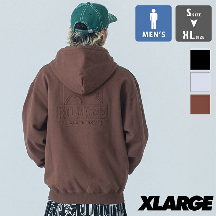 楽天市場】【 XLARGE エクストララージ 】 EMBOSSED OG BOX ZIP UP 