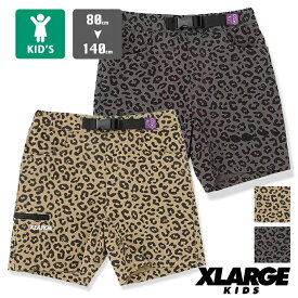 【SALE】【 XLARGE KIDS エクストララージ キッズ 】 レオパード柄 ショーツ ショートパンツ 9432102 / xlarage kids ショートパンツ ショーツ ショーパン ハーフパンツ 半パン 半ズボンエクストララージ ショートパンツ ショーツ カジュアル レオパード ヒョウ柄 23SUMMER