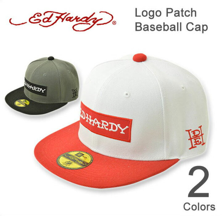 楽天市場】Ed Hardy（エドハーディー） ロゴ ベースボールキャップ 
