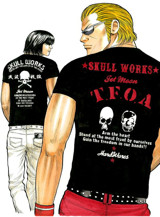 楽天市場】CROWS×WORST（クローズ×ワースト） SKULL WORKS×T.F.O.A 