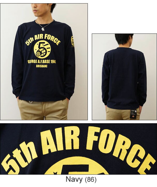 楽天市場】（ロンT）『5th AIR FORCE』 JEANSBUG ORIGINAL 長袖 T 