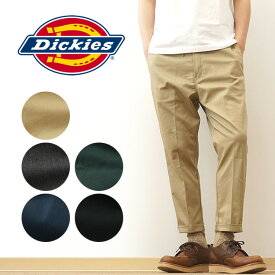 Dickies（ディッキーズ） T/C ストレッチ イージー テーパード アンクル パンツ ハーフパンツ ハーパン 8分丈 メンズ ワークパンツ チノパン くるぶし丈 テーパード ストレート アメカジ ストリート アウトドア キャンプ ライブ 自転車 サイクリング 【181M40WD16】