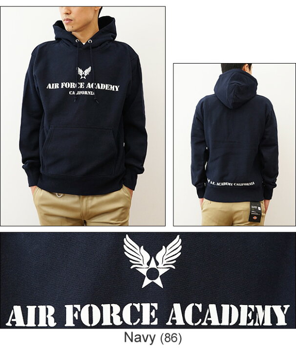 楽天市場】（12ozプルパーカ）『Air Force Academy』 オリジナル エア 