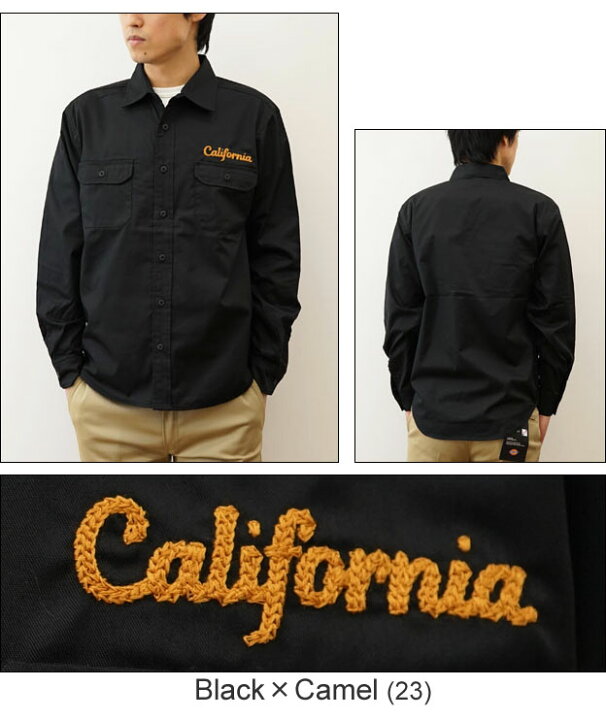 楽天市場】（長袖ワークシャツ） オリジナル California チェーン 