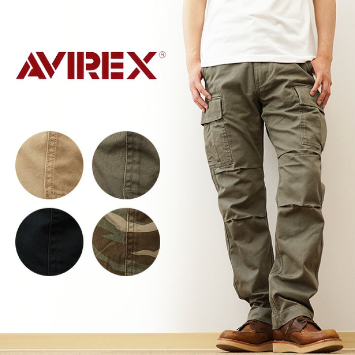 楽天市場】AVIREX（アヴィレックス） カーゴ パンツ ベーシック 