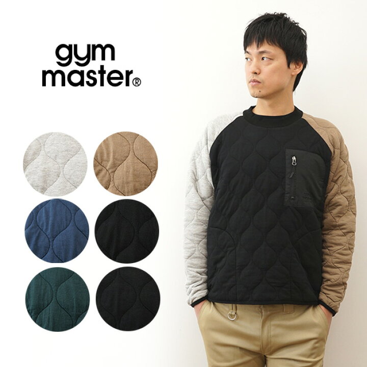 楽天市場】gym master（ジムマスター） ウェーブ キルト トレーナー 
