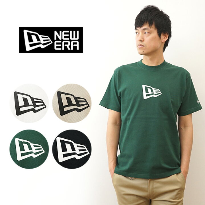 楽天市場】New Era（ニューエラ） 半袖 コットン Tシャツ Flag Logo 