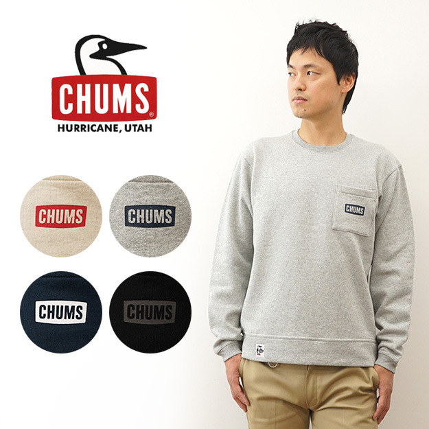 楽天市場】CHUMS（チャムス） チャムス ロゴ ポケット クルートップ