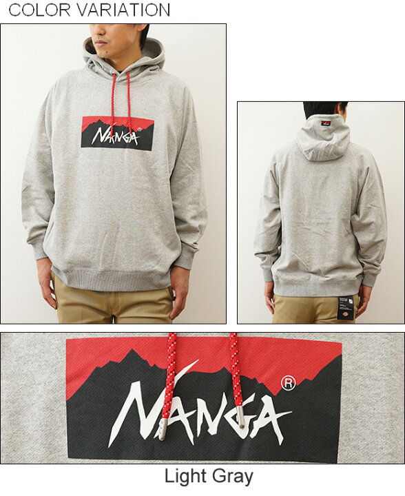 楽天市場】NANGA（ナンガ） ECO HYBRID BOX LOGO SWEAT HOODIE エコ 