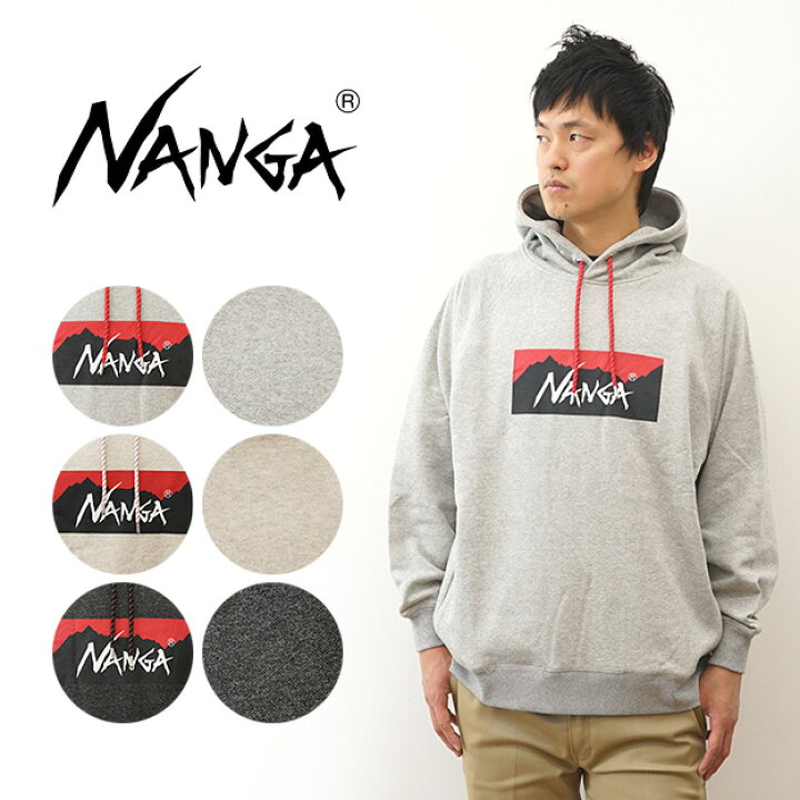 楽天市場】NANGA（ナンガ） ECO HYBRID BOX LOGO SWEAT HOODIE エコ 
