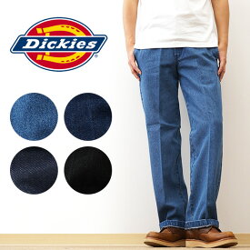 Dickies（ディッキーズ） 874 デニム ワーク パンツ ジーンズ メンズ ストレート オリジナルフィット 大きい サイズ アメカジ ストリート アウトドア キャンプ フェス ライブ 登山 釣り 作業着 Gパン ジーパン WD874 型 経年変化 黒 青 ブラック ネイビー 【18452800M】