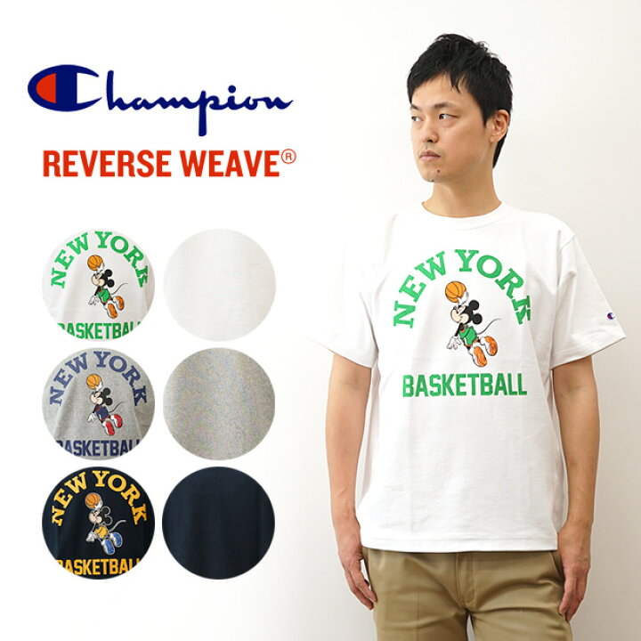 楽天市場】Champion（チャンピオン） リバースウィーブ Tシャツ 