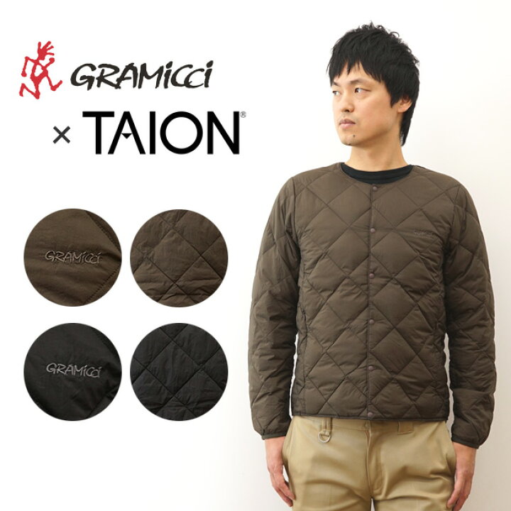 楽天市場】GRAMICCI×TAION（グラミチ×タイオン） インナー ダウン  