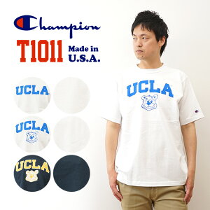 Champion�i�`�����s�I���j T1011 T�V���c �����Y ���f�B�[�X �J���b�W���S UCLA �� �l�C�r�[ �傫���T�C�Y M L XL ��100% �A�����J�� �č��� ���� �w�r�[�E�F�C�g ��v ���� �ۓ� �N���[�l�b�N ������