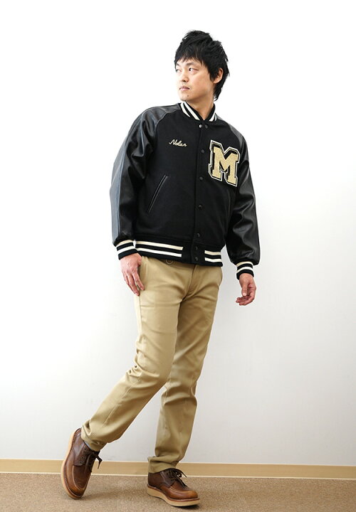 楽天市場】HOUSTON（ヒューストン） MELTON AWARD JACKET VALLEY 