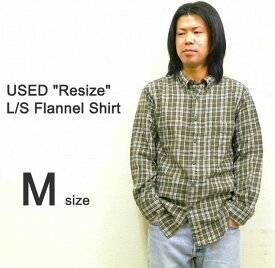 AMERICAN EAGLE（アメリカイーグル） USED（古着） リサイズ チェック柄 フランネルシャツ Mサイズ L/S（長袖） リメイク