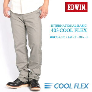 GhEB EDWIN yz403 COOL FLEX N[tbNX ȖXgb` M[Xg[g pc O`FbNx[W E403CA-416