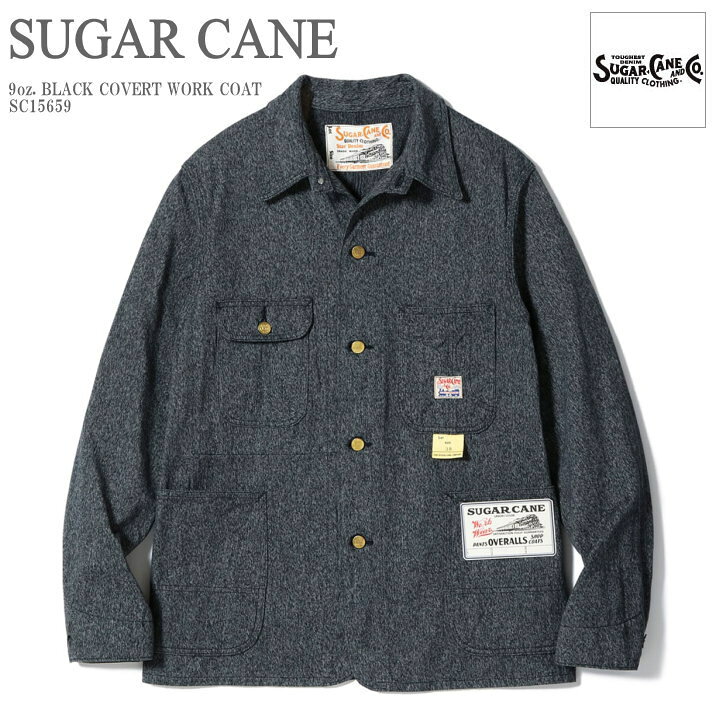 楽天市場】シュガーケーン SUGAR CANE ジャケット 9oz. ブラック 