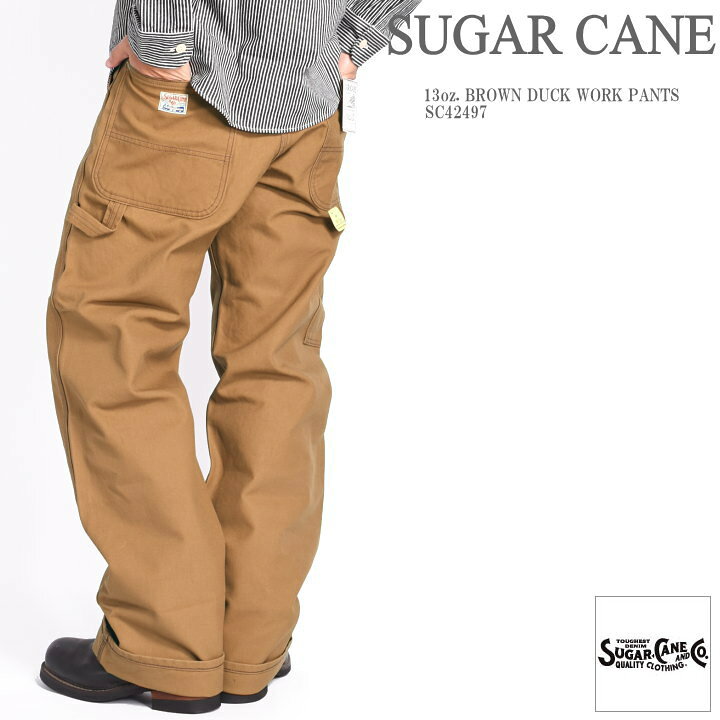 楽天市場】シュガーケーン SUGAR CANE 13oz. ブラウンダック ワーク 