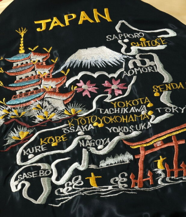 楽天市場】テーラー東洋 TAILOR TOYO スカジャン “JAPAN MAP” × “GOLD 