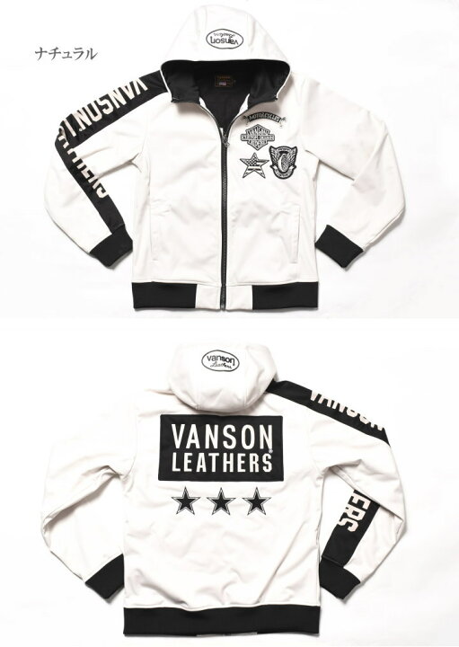 楽天市場】バンソン VANSON パーカー VANSON LEATHERSロゴ 刺繍 