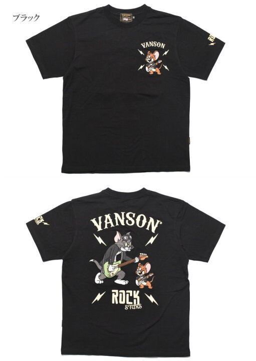 楽天市場】バンソン VANSON × TOM AND JERRY トムとジェリー コラボ T  