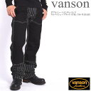 VANSON バンソン ダブルニー ペインターパンツ ウォバッシュ×ブラック NVBL-706-WABASH【再入荷】