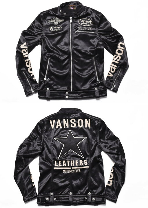 楽天市場】【当店別注】バンソン VANSON ライダース ワンスター 刺繍 