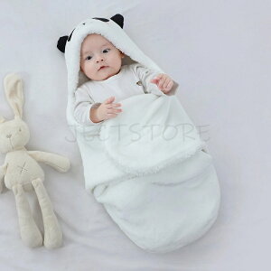 ベビー おくるみ 着ぐるみ ベビー布団 ロンパース カーバオール ふわふわ 赤ちゃん クマ ウサギ パンダ 寝袋 抱っこ布団 出産祝い 出産準備 プレゼント フード付き もこもこ 厚手 防寒 無地