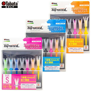 ^o^ LIFT TEE SPIRAL eB[ 7{ GV1419 S/M/LTCY Tabata GOLF