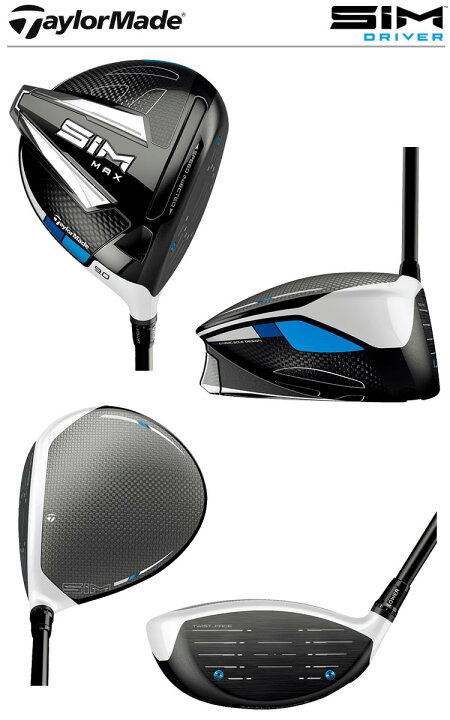 楽天市場】テーラーメイド SIM MAX ドライバー レフティー 左用 460cc  