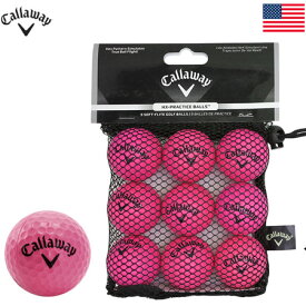 キャロウェイ HX PRACTICE BALLS PINK 練習用ボール 9個入りパック 070021500054 小物 USA直輸入品