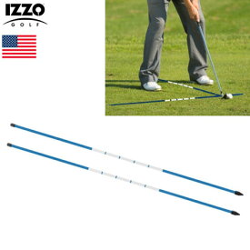 IZZO イッゾ ALIGNMENT STICKS アライメントスティック 約122cm 2本組 0700215001288 練習器具 USA直輸入品