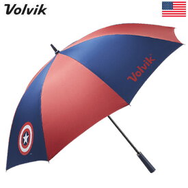 MARVEL×VOLVIK キャプテン・アメリカ アンブレラ CAPTAIN AMERICA UMBRELLA 傘 VAIBUM04NY USA直輸入品【日本未発売】【雨対策】