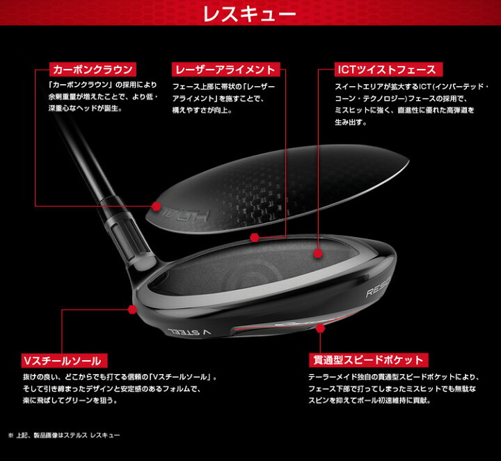 楽天市場】テーラーメイド ステルス レスキュー ユーティリティ メンズ 
