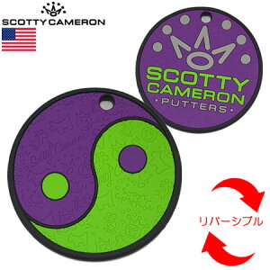 y󏭁zXRbeBL Rubber Putting Disc Ying-YangiLIME/PURPLEj p^[Kp 019583 Scotty Cameron USAAiyHzyAz